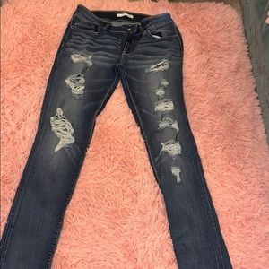 Daytrip dipped skinny jeans